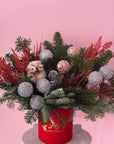 Winter Sparkle Evergreen Arrangement