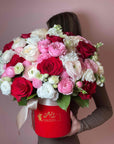 Red Luxury Hat Box