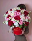 Red Luxury Hat Box