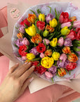Mixed Double Tulips - Designer Choice Color