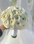 Soft Elegance White Ranunculus Bouquet
