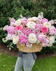 Blushing Garden Luxury Basket