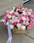 Large Ranunculus and Peony Basket