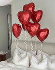 Red Heart Balloons