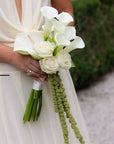 Ivory Elegance Cascading Bridal Bouquet
