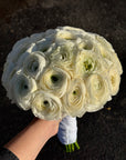 Soft Elegance White Ranunculus Bouquet