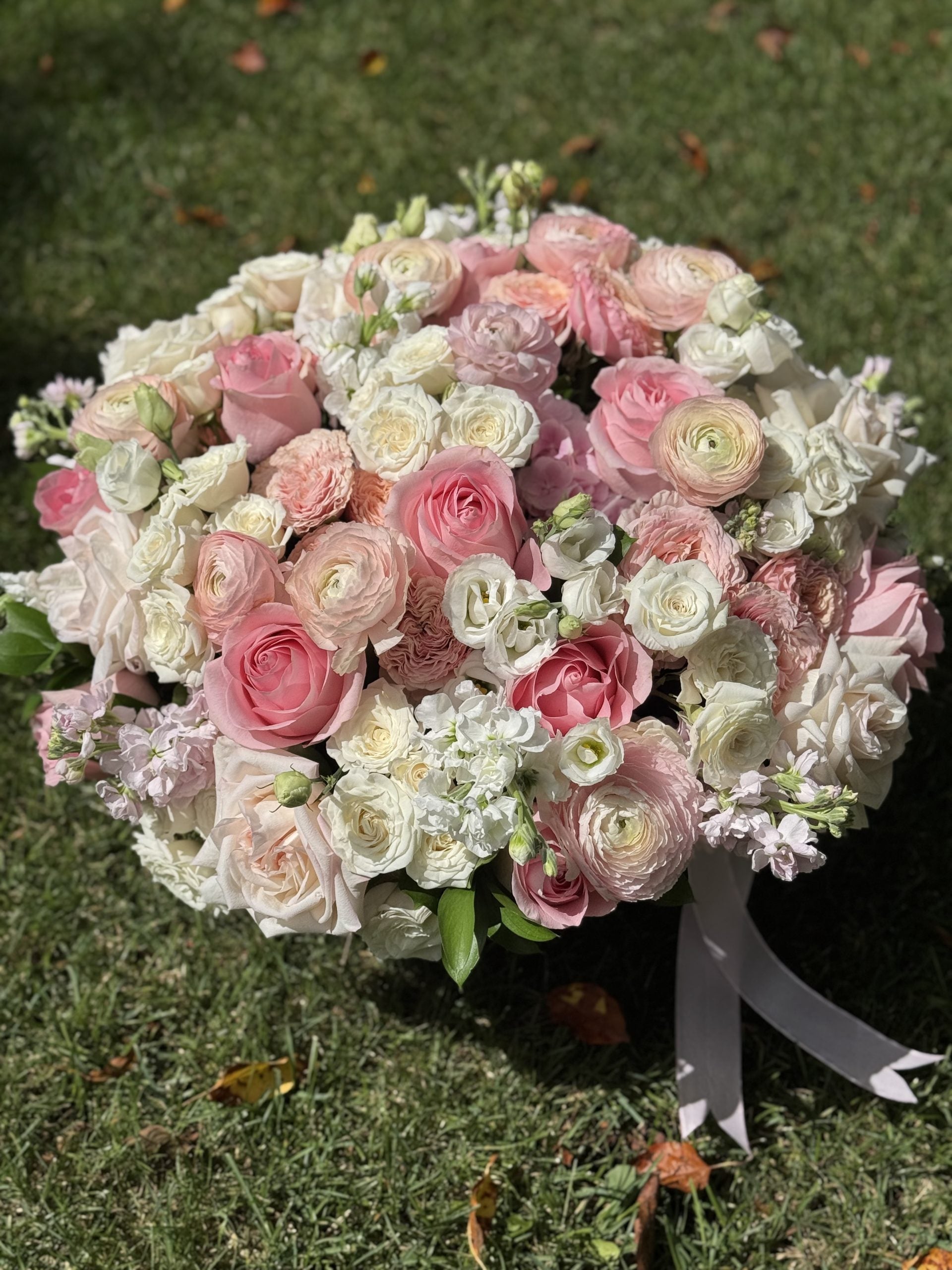 Flower Basket ‘’ Blush Blooms ‘’ #70 image 3