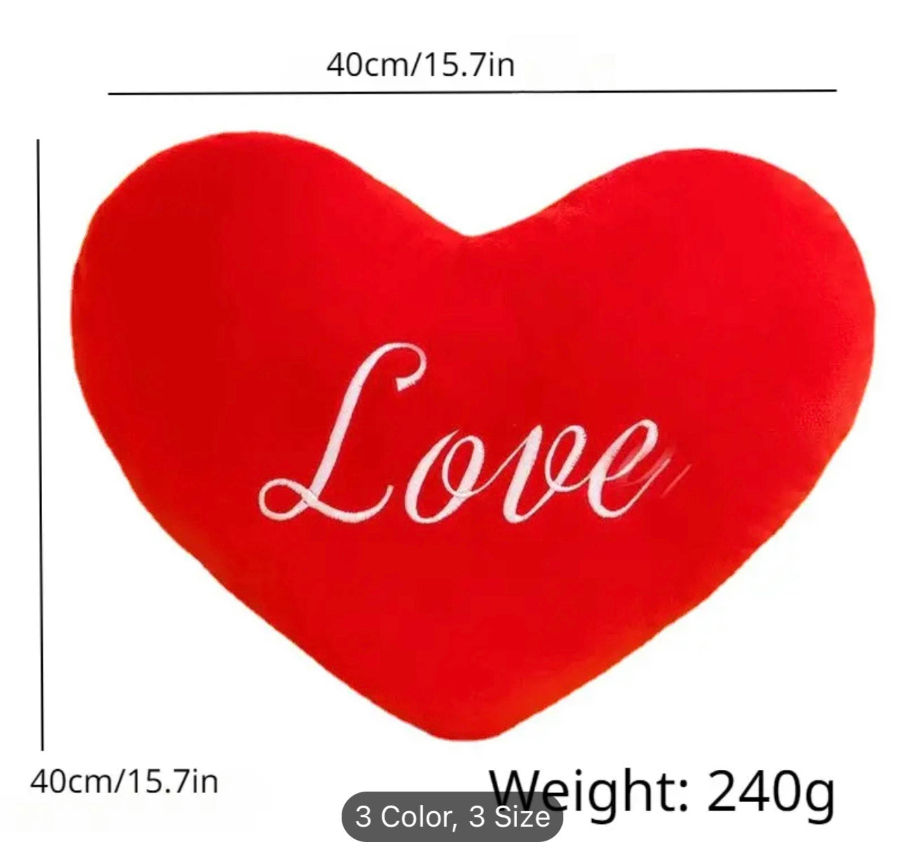 Love Heart Pillow #104 image 3