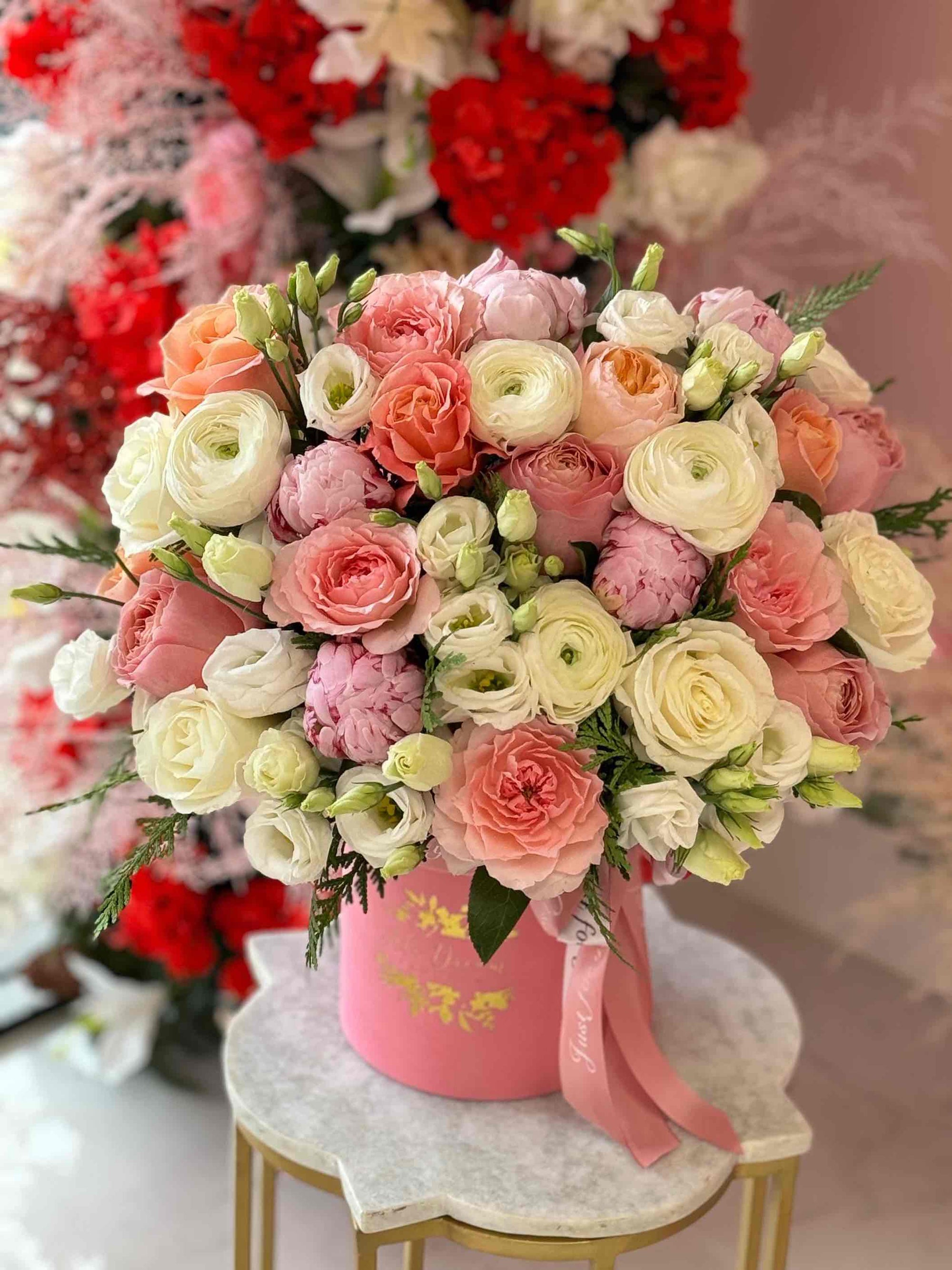 Designer’s Choice Pink Hat Box