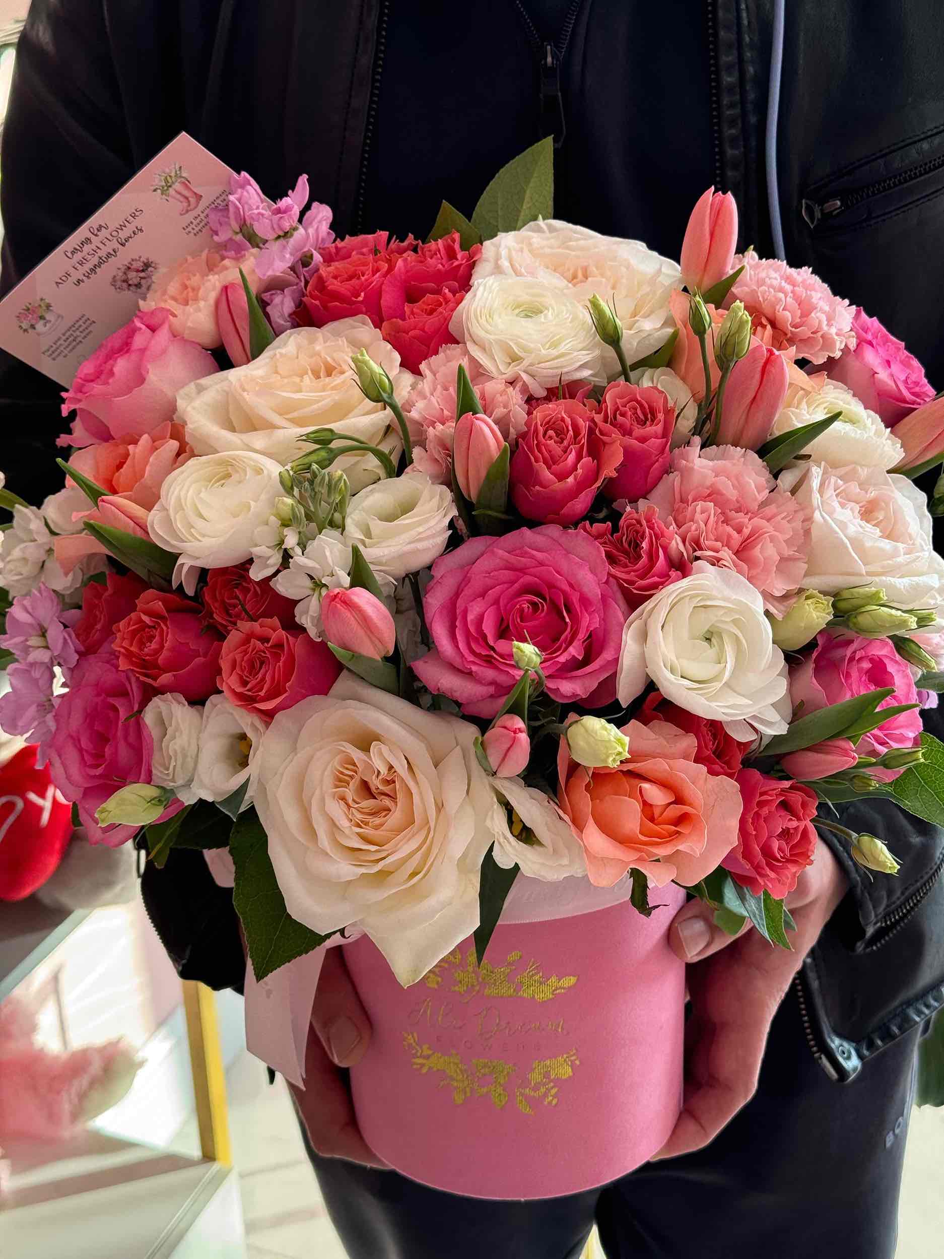 Designer’s Choice Pink Hat Box