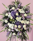 Lavender Funeral Spray