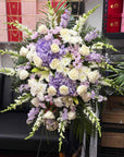 Lavender Funeral Spray