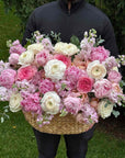 Blushing Garden Luxury Basket