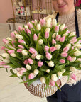 Spring Whisper Tulip Basket