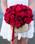 Piano Roses Basket Arrangement