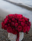 Piano Roses Basket Arrangement