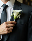 Classic White Boutonniere