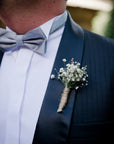 Classic White Boutonniere