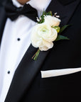 Classic White Boutonniere