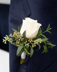 Classic White Boutonniere