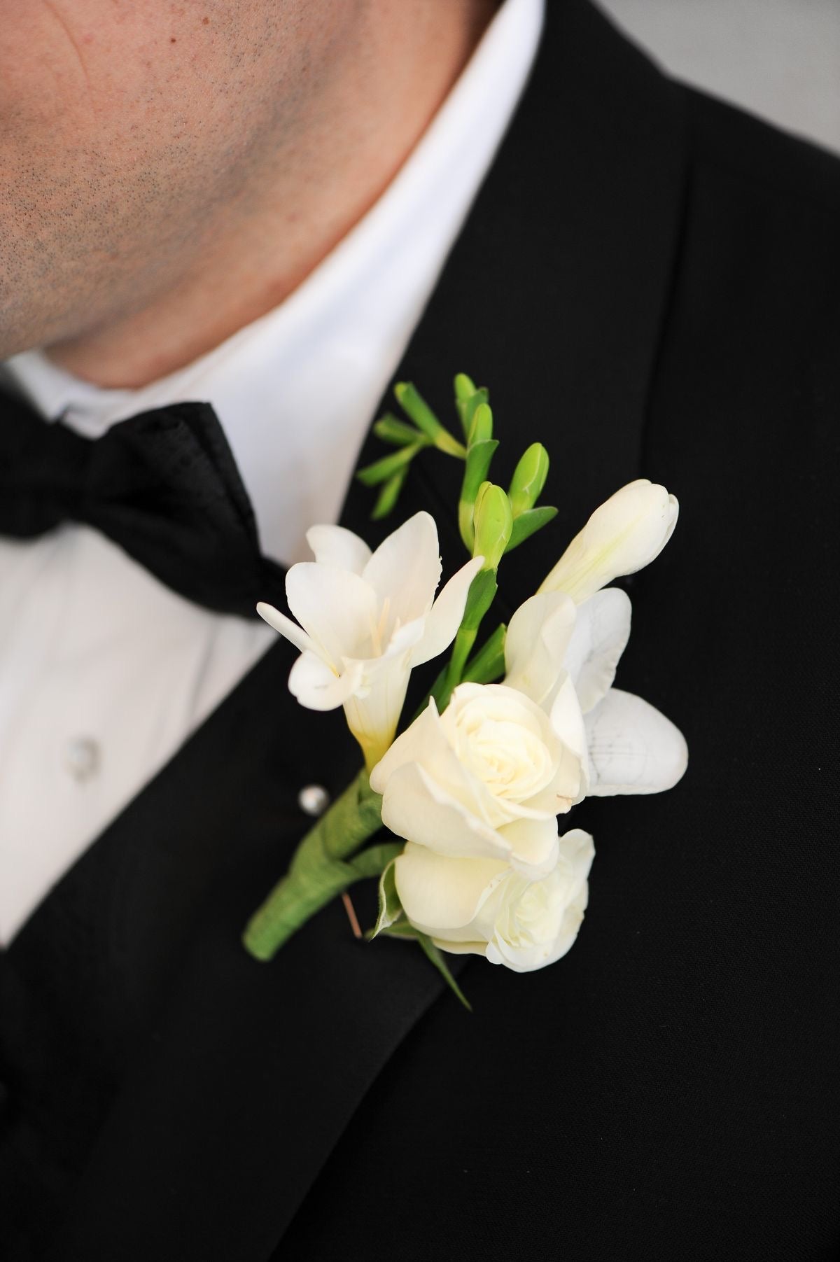 Classic White Boutonniere