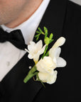 Classic White Boutonniere