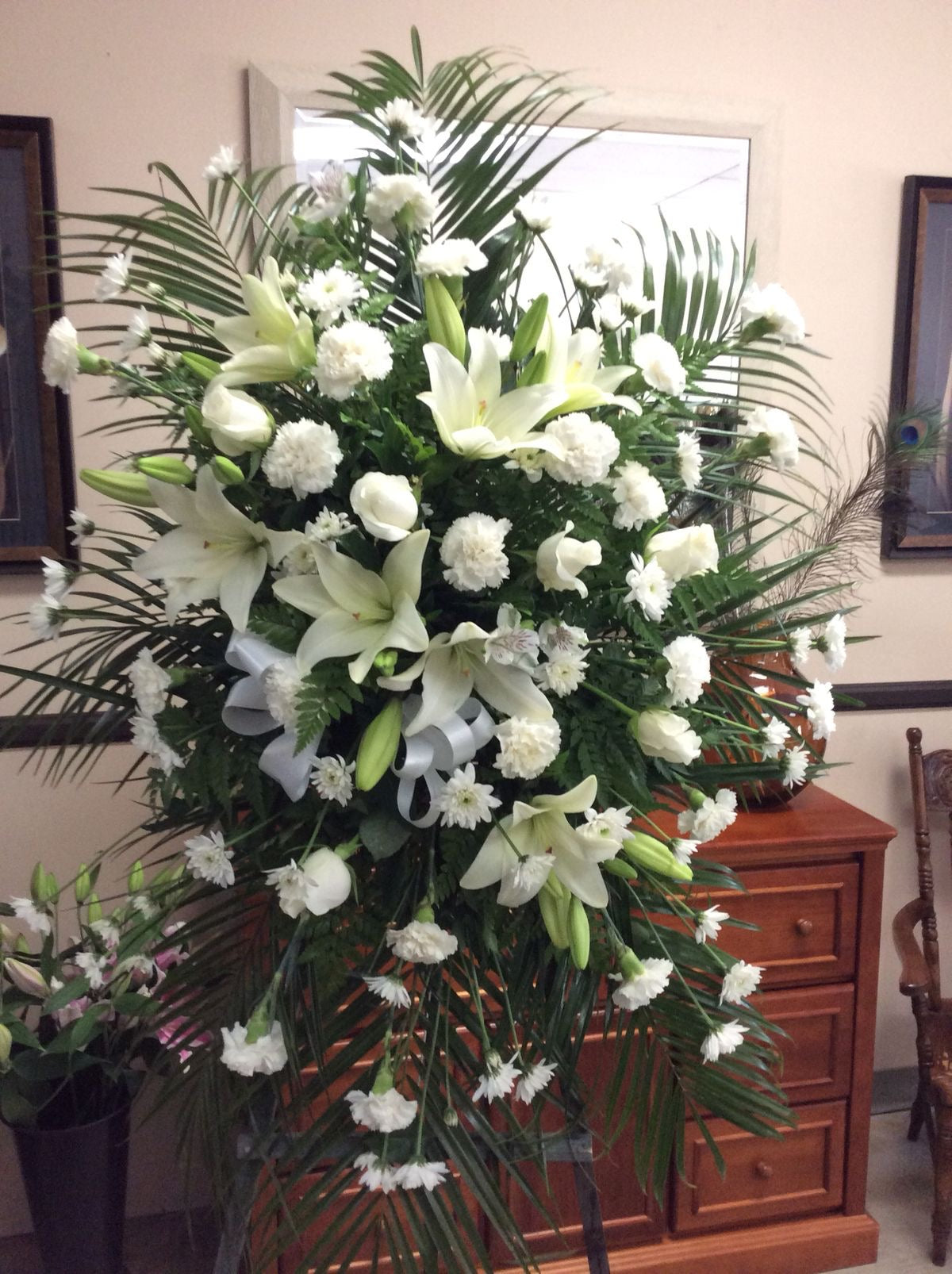 Peaceful Remembrance Standing Spray