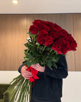 1-Meter Red Roses Bouquet
