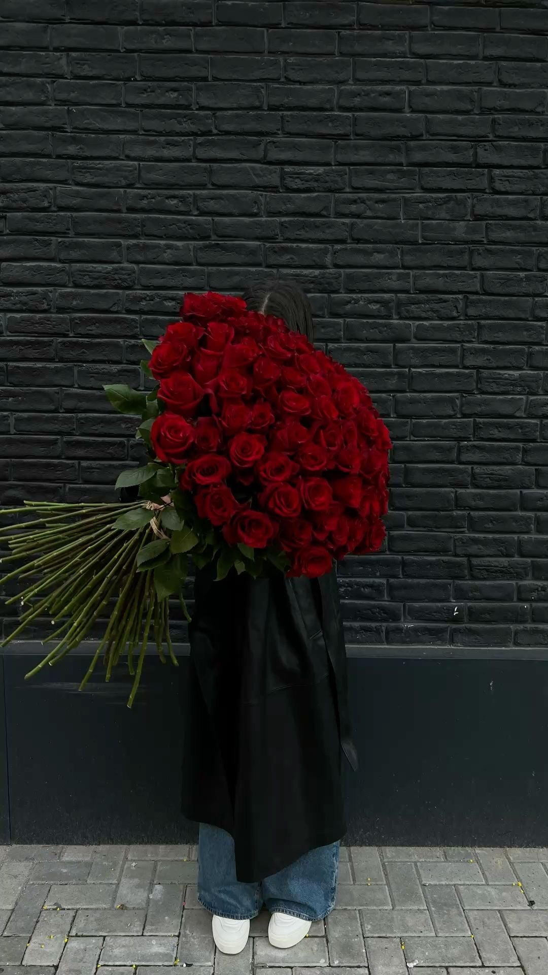 1 Meter Roses Grandiose Red #38 – Ali Dream Flowers