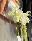 Ivory Elegance Cascading Bridal Bouquet