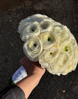Soft Elegance White Ranunculus Bouquet