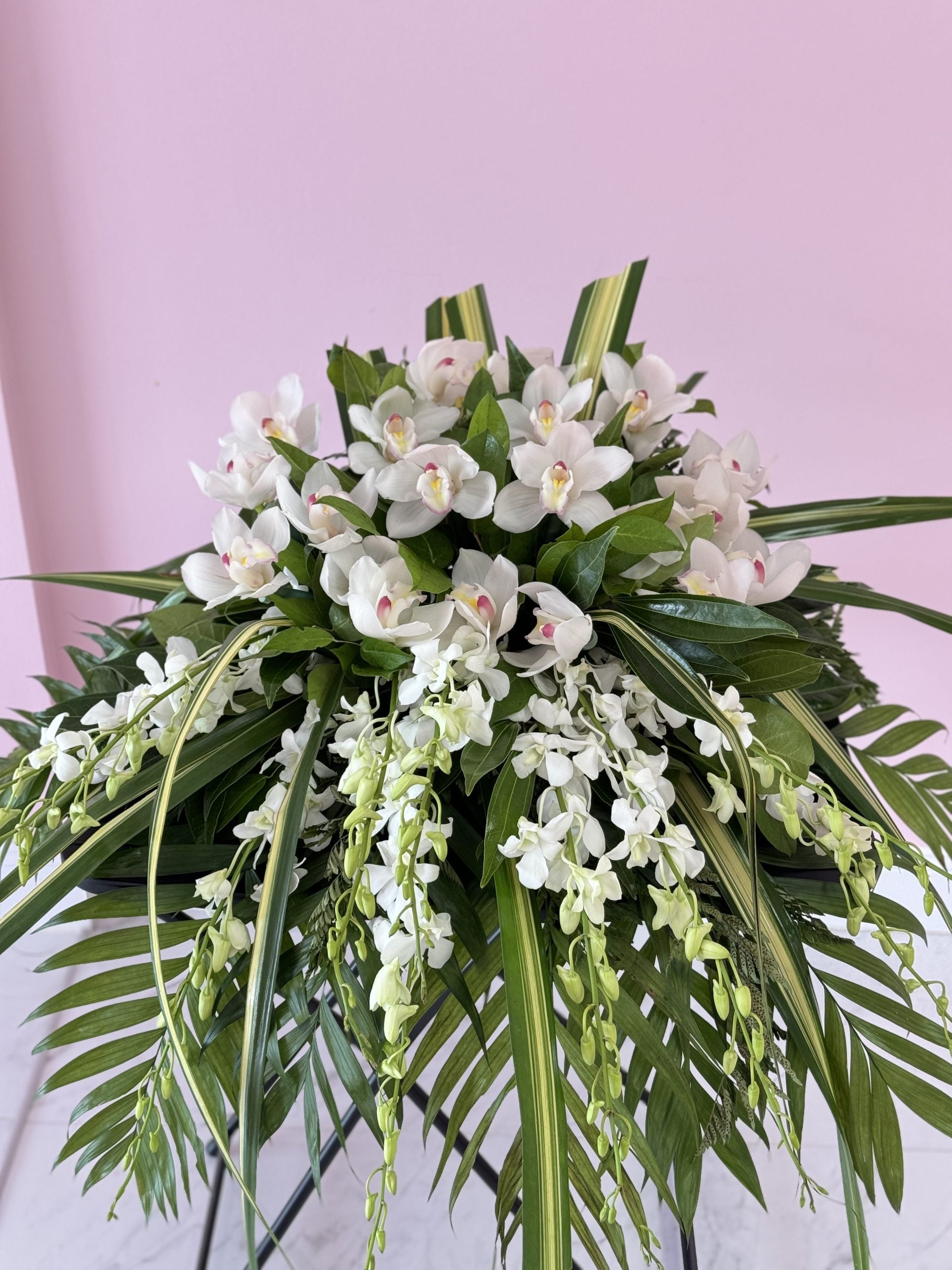 White Orchid Spray # 32 image 1