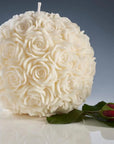 Rose Ball Candle 
